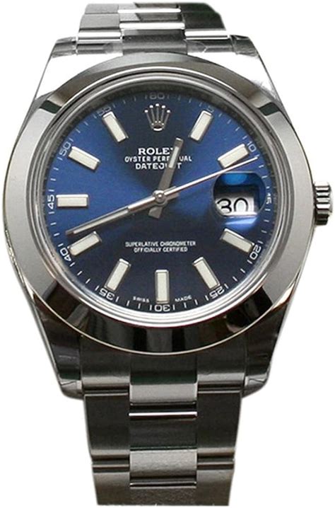 rolex datejust 41 blaues ziffernblatt|Rolex Datejust in Blau kaufen .